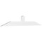 Ekena Millwork Portland Architectural Grade PVC Gable Bracket, 84"W x 14"H x 2"D x 6"F, 4/12 Pitch GBP084X14X0206POR00 - alternate 1